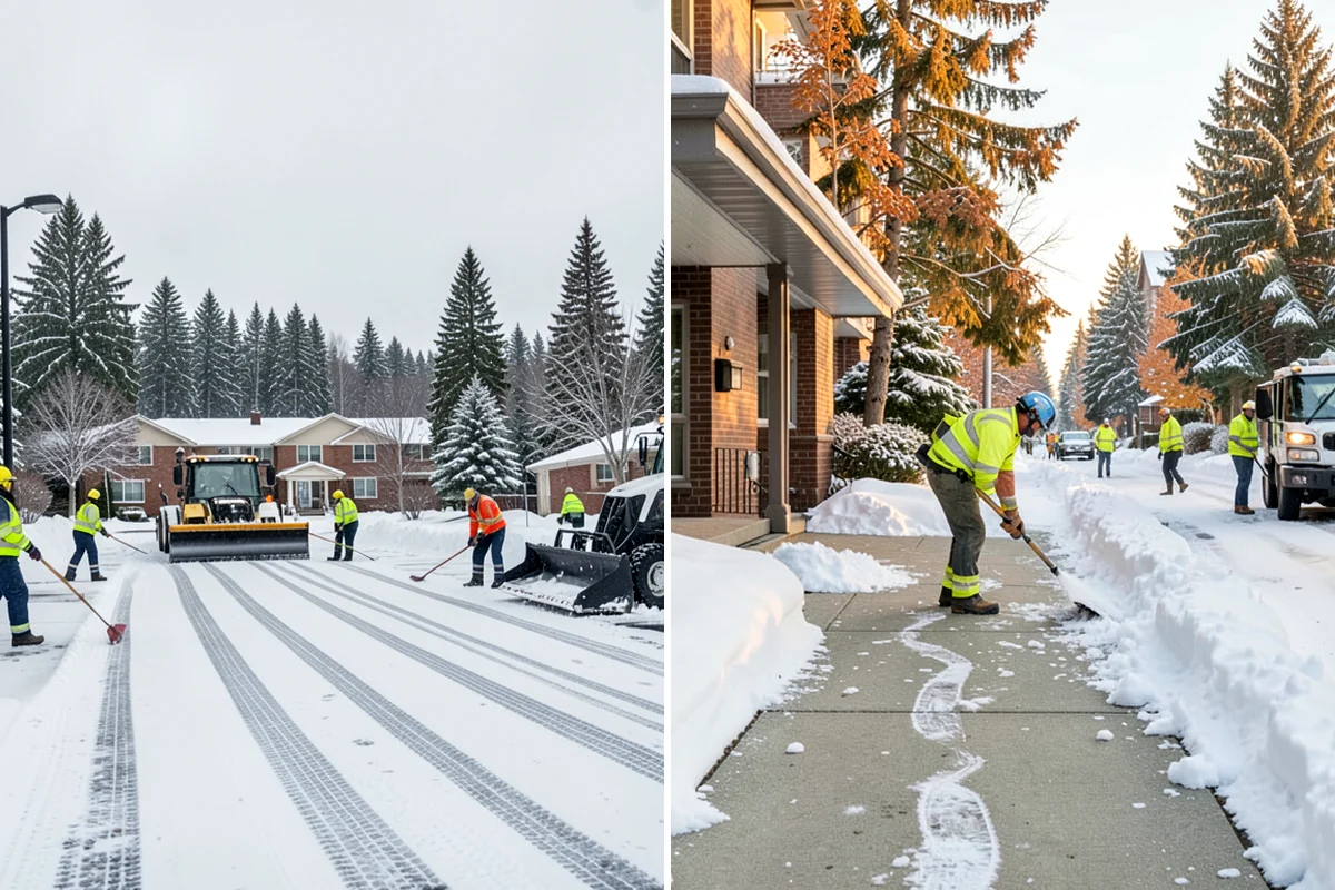 Mobile Home Snow Removal in Everett, Snohomish County, WA - We assess lane width, unit spacing, and utility locations
