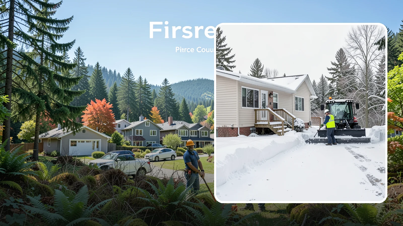 Mobile Home Snow Removal in Fircrest, Pierce County, WA - We clear driveways, steps, and skirted access for mobile and manufactured homes across Western Washington communities.