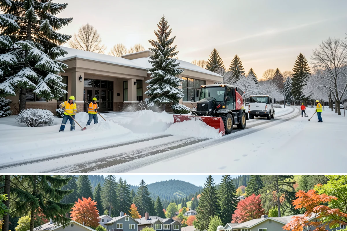 Mobile Home Snow Removal in Fircrest, Pierce County, WA - Service is most needed the moment snow accumulates and during the icy overnight refreezes common in low valley communities.