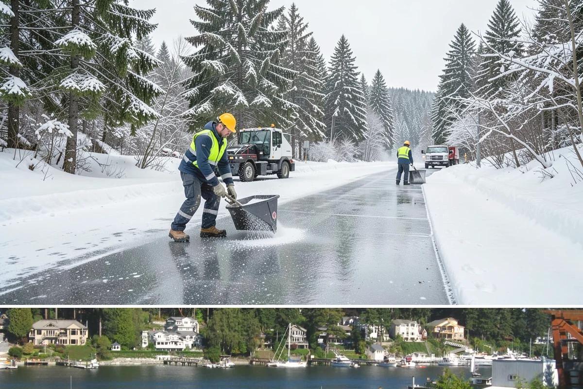 Mobile Home Snow Removal in Gig Harbor, Pierce County, WA - Service is most needed the moment snow accumulates and during the icy overnight refreezes common in low valley communities.