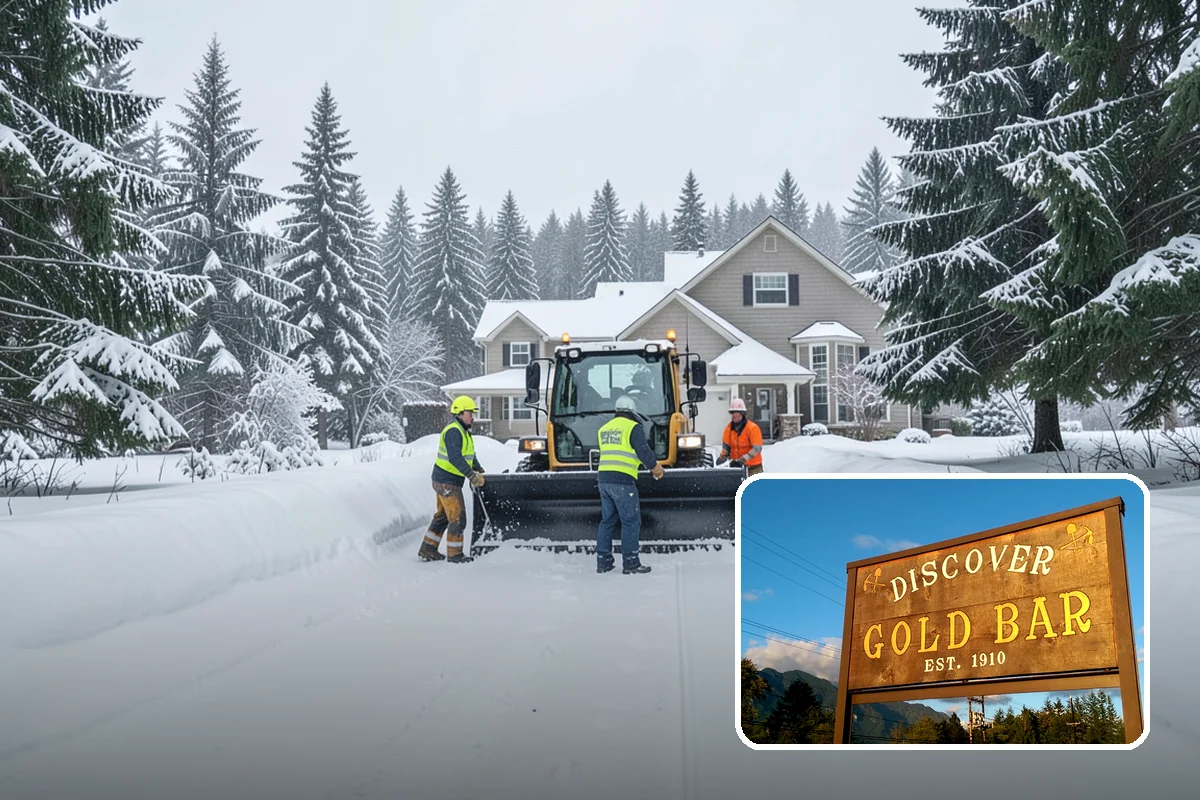 Mobile Home Snow Removal in Gold Bar, Snohomish County, WA - Sizes equipment to tight community lanes and lots