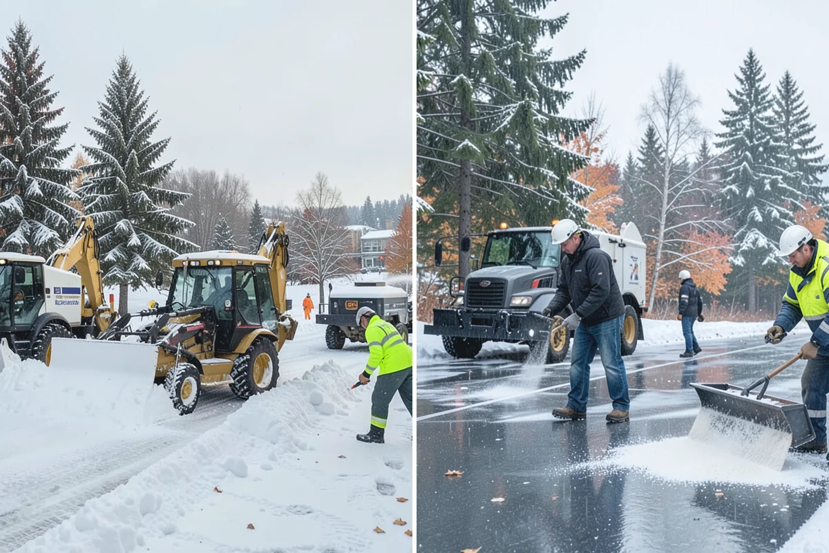 Mobile Home Snow Removal in Gold Bar, Snohomish County, WA - We assess lane width, unit spacing, and utility locations