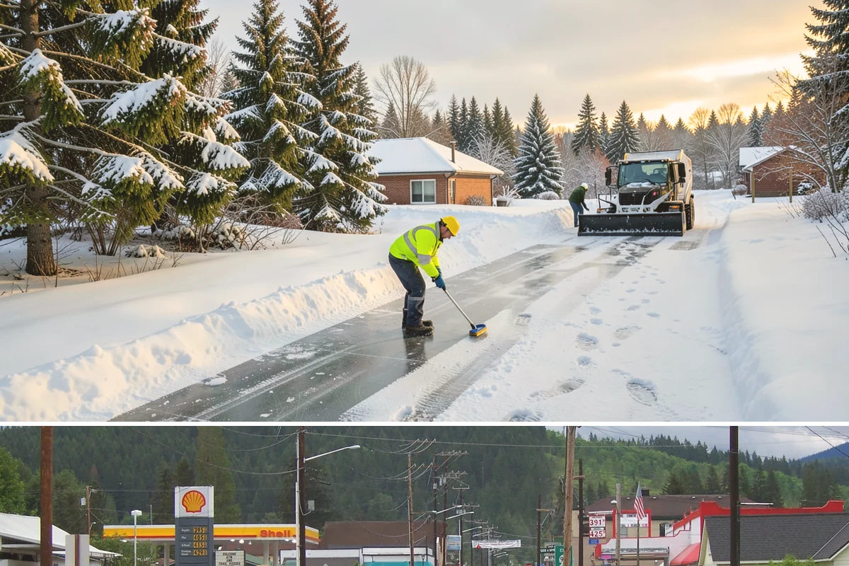 Mobile Home Snow Removal in Granite Falls, Snohomish County, WA - Service is most needed the moment snow accumulates and during the icy overnight refreezes common in low valley communities.