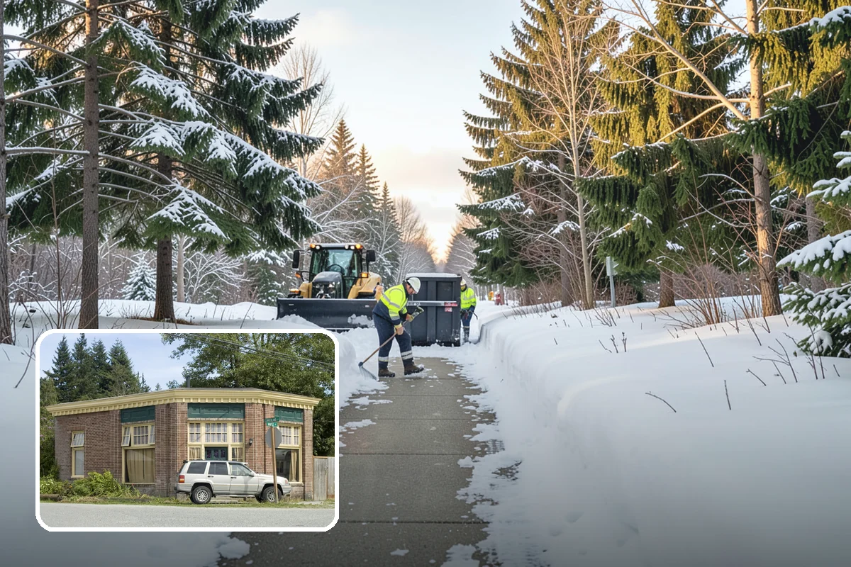 Mobile Home Snow Removal in Hamilton, Skagit County, WA - Sizes equipment to tight community lanes and lots