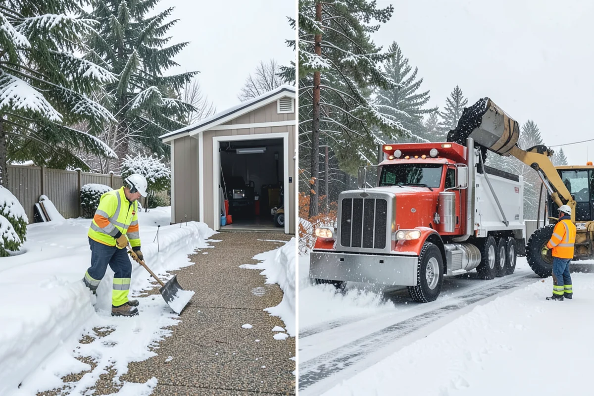 Mobile Home Snow Removal in Hamilton, Skagit County, WA - We assess lane width, unit spacing, and utility locations