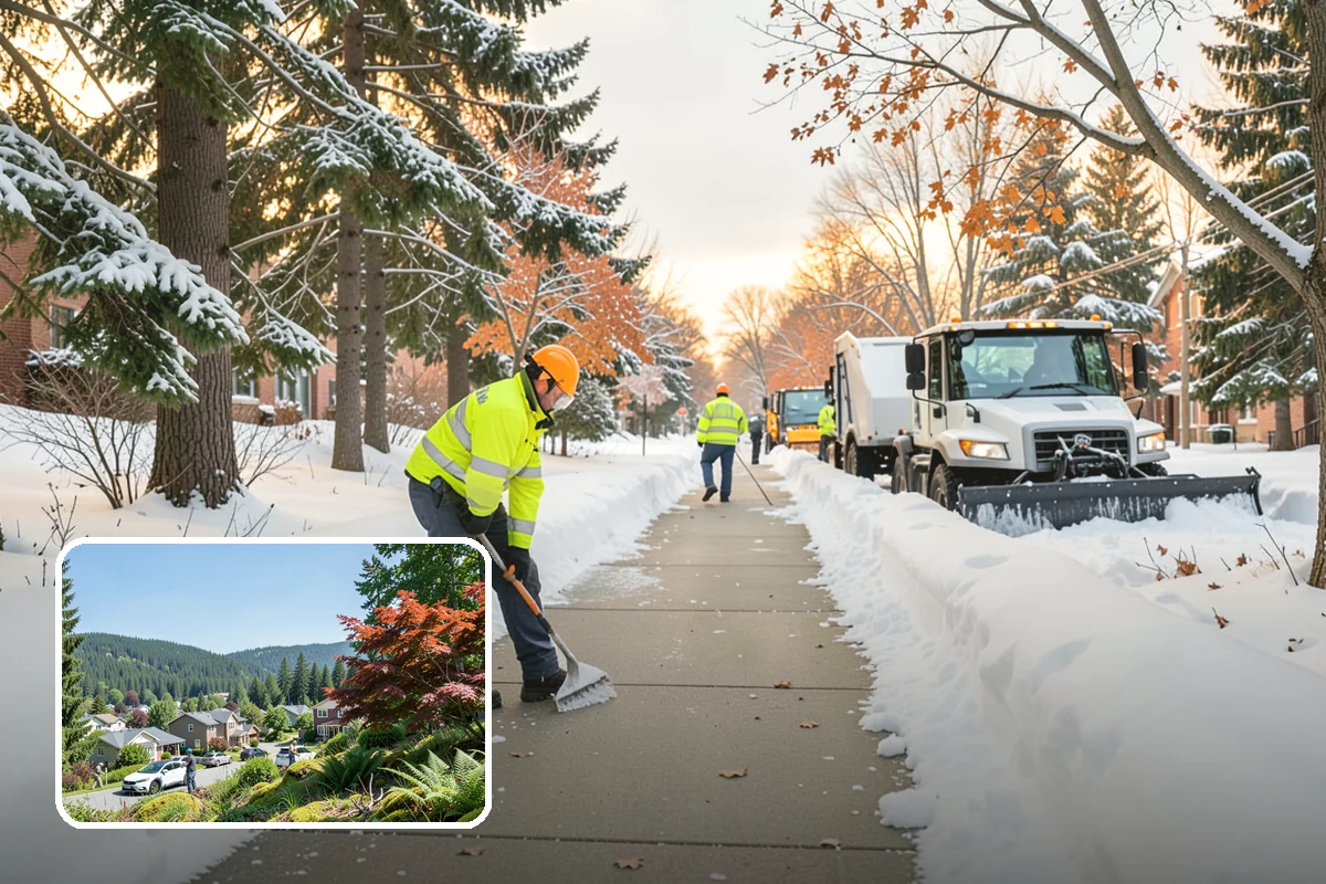Mobile Home Snow Removal in Index, Snohomish County, WA - Sizes equipment to tight community lanes and lots