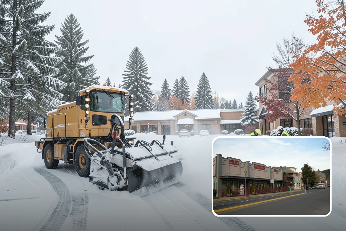 Mobile Home Snow Removal in Issaquah, King County, WA - Sizes equipment to tight community lanes and lots