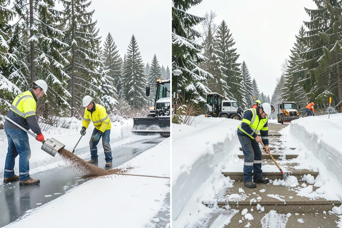 Mobile Home Snow Removal in Issaquah, King County, WA - We assess lane width, unit spacing, and utility locations