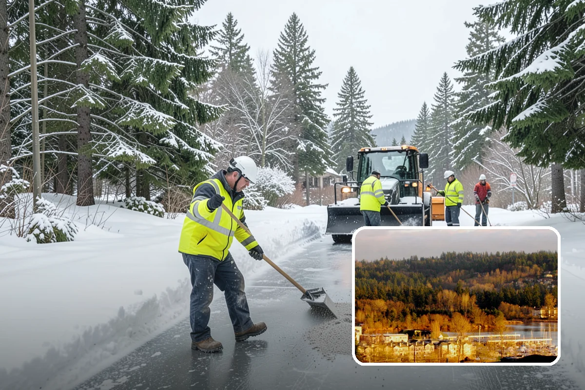 Mobile Home Snow Removal in Kenmore, King County, WA - Sizes equipment to tight community lanes and lots