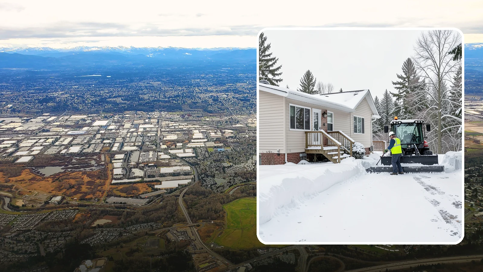 Mobile Home Snow Removal in Kent, King County, WA - We clear driveways, steps, and skirted access for mobile and manufactured homes across Western Washington communities.