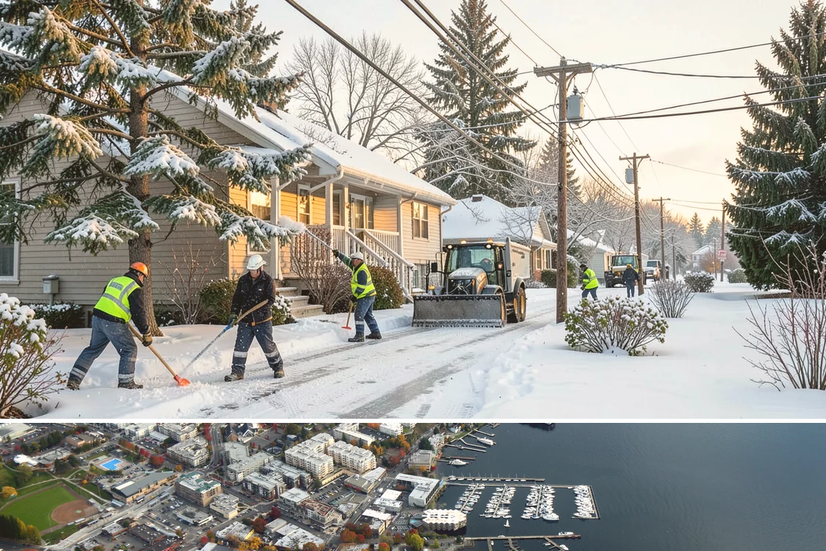 Mobile Home Snow Removal in Kirkland, King County, WA - Service is most needed the moment snow accumulates and during the icy overnight refreezes common in low valley communities.