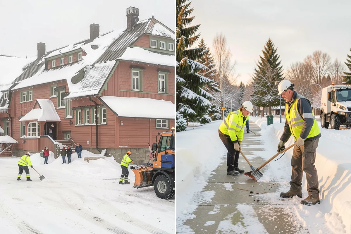 Mobile Home Snow Removal in La Conner, Skagit County, WA - We assess lane width, unit spacing, and utility locations