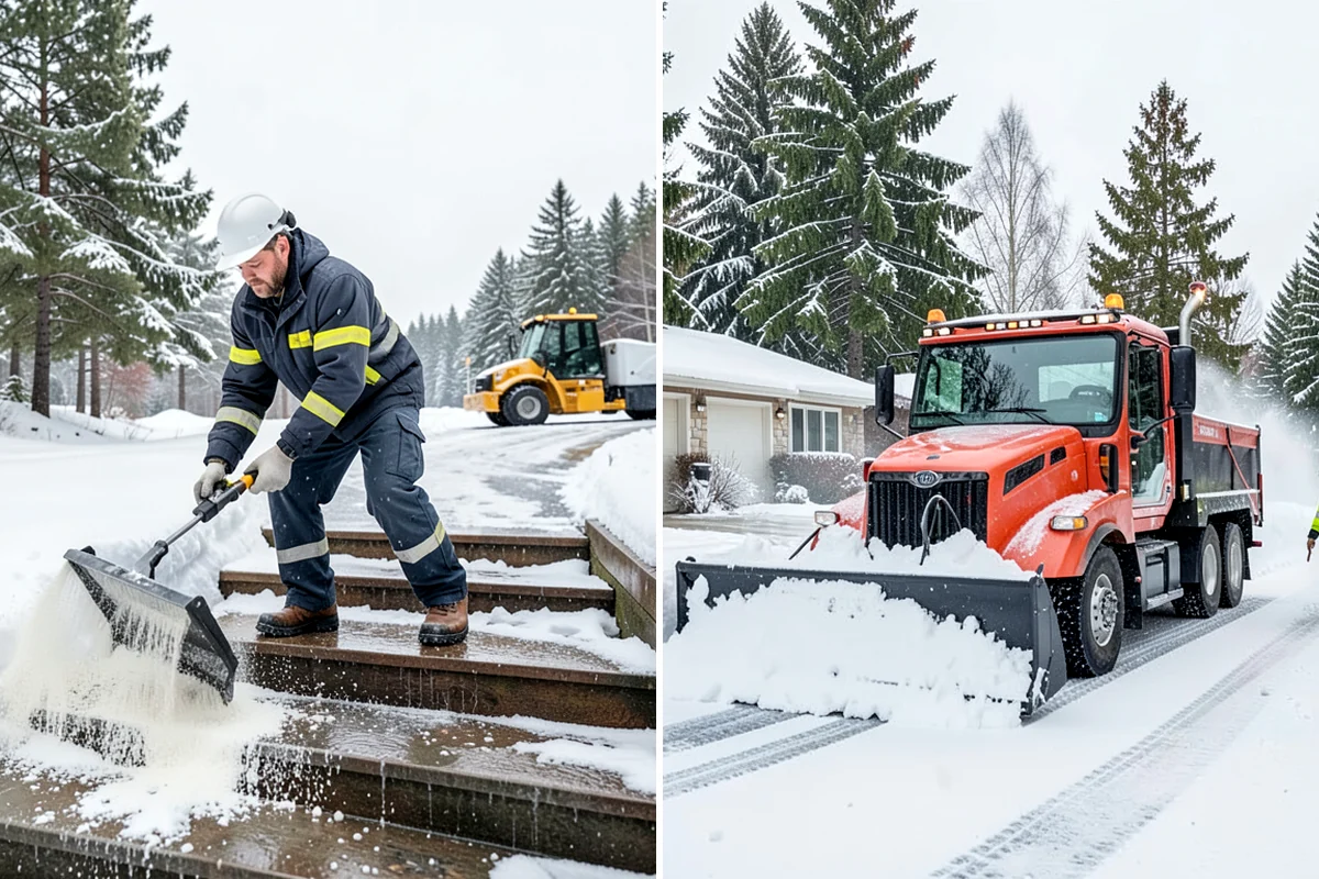 Mobile Home Snow Removal in Lake Forest Park, King County, WA - We assess lane width, unit spacing, and utility locations