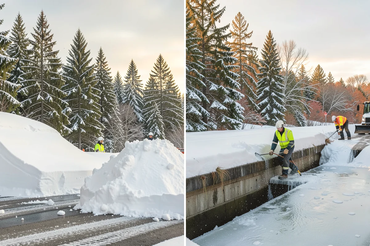 Mobile Home Snow Removal in Lake Stevens, Snohomish County, WA - We assess lane width, unit spacing, and utility locations