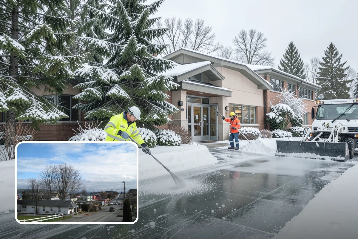 Mobile Home Snow Removal in Langley, Island County, WA - Sizes equipment to tight community lanes and lots