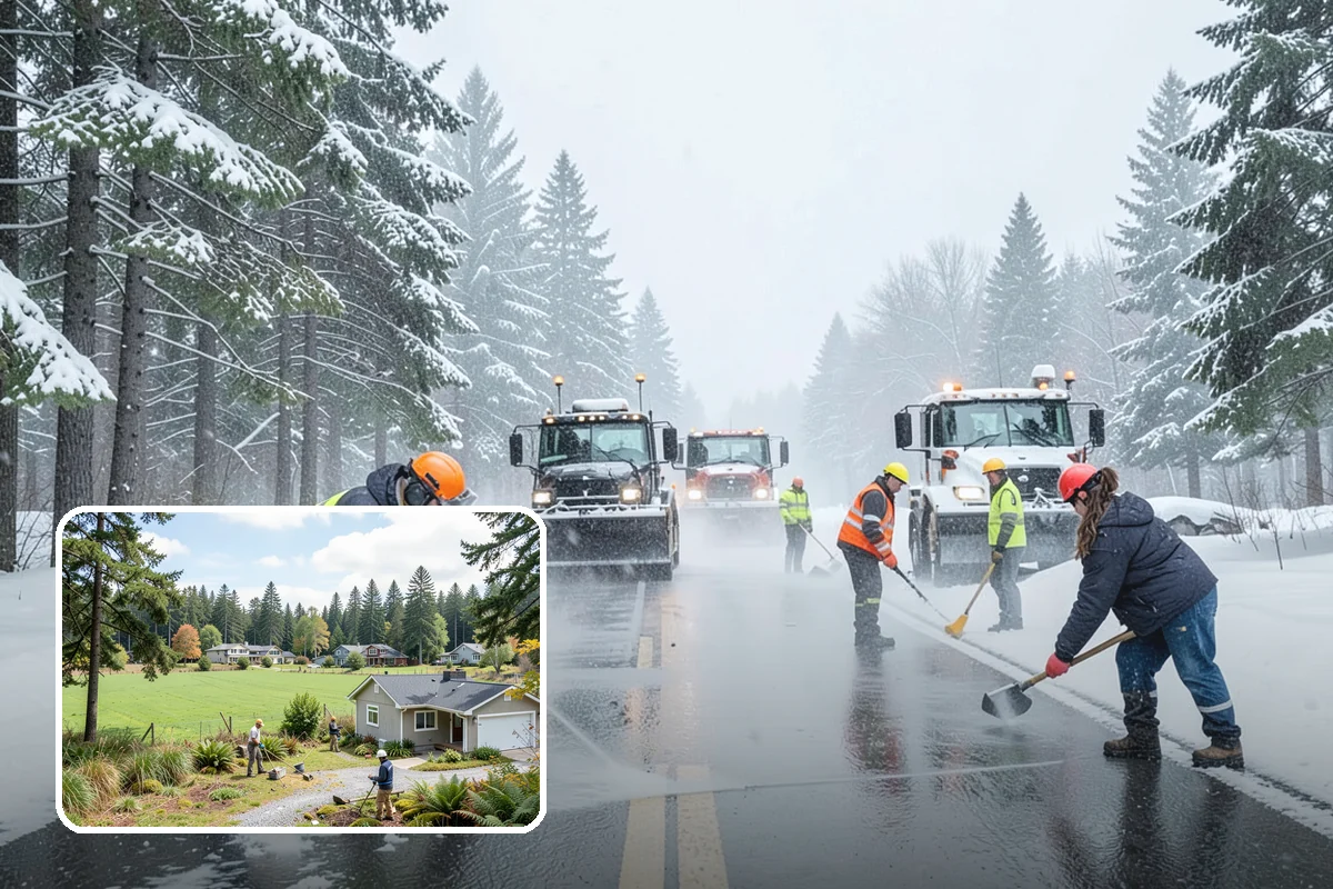 Mobile Home Snow Removal in Lyman, Skagit County, WA - Sizes equipment to tight community lanes and lots