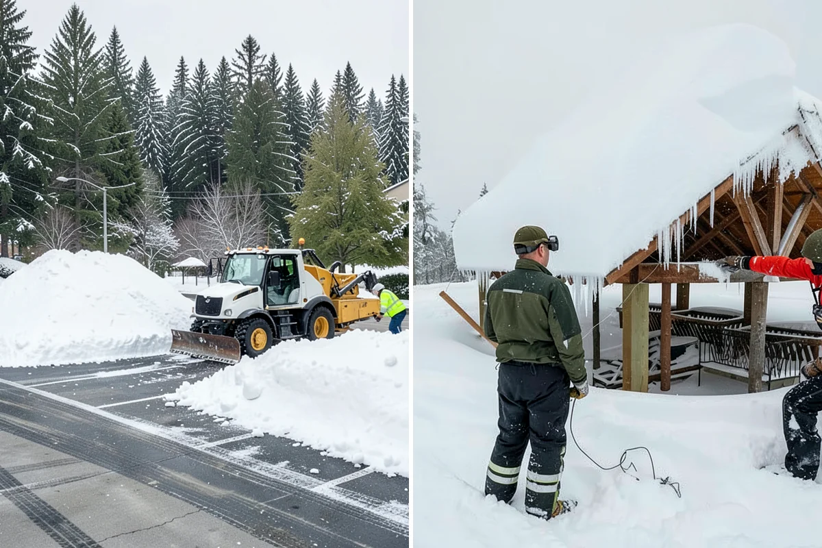 Mobile Home Snow Removal in Lyman, Skagit County, WA - We assess lane width, unit spacing, and utility locations