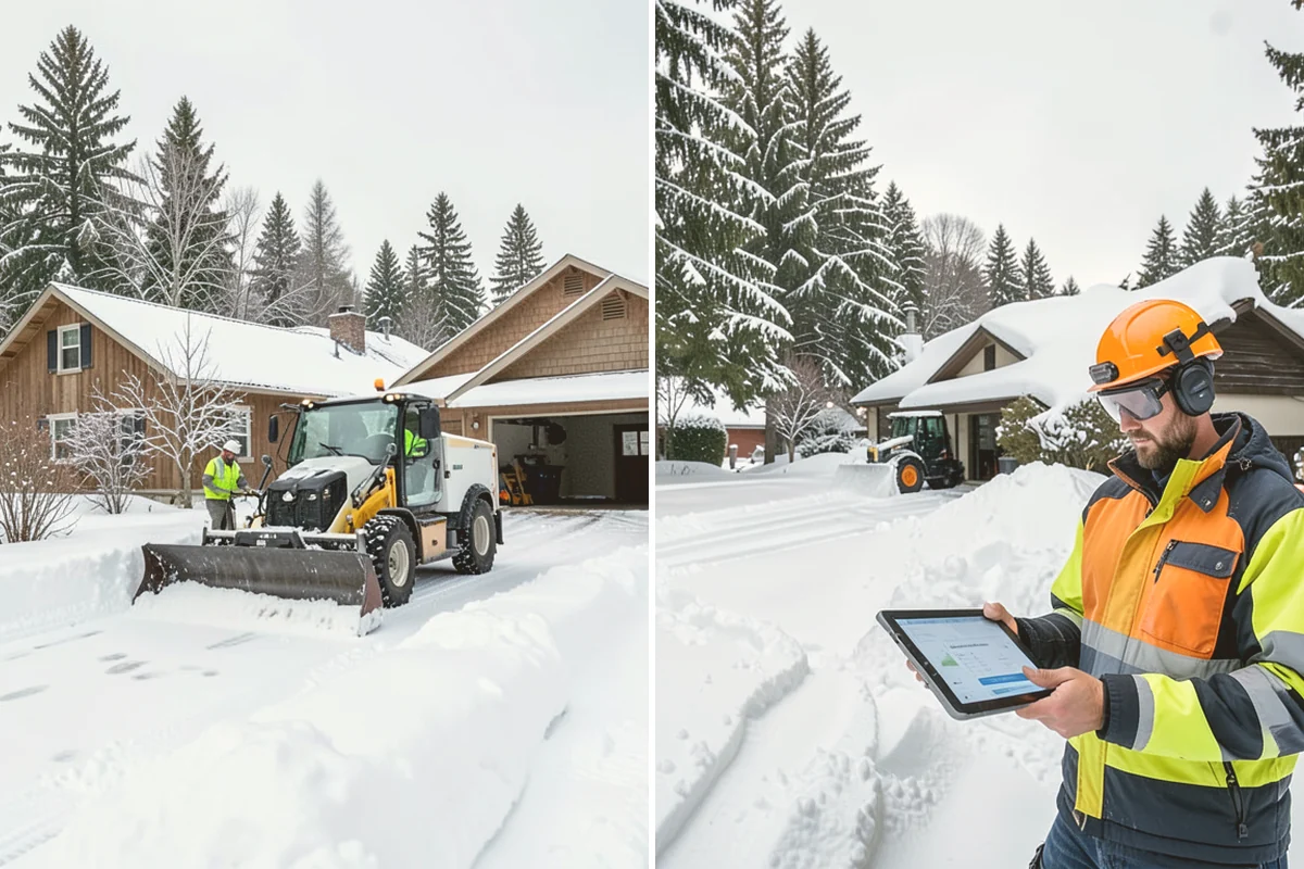 Mobile Home Snow Removal in Lynnwood, Snohomish County, WA - We assess lane width, unit spacing, and utility locations