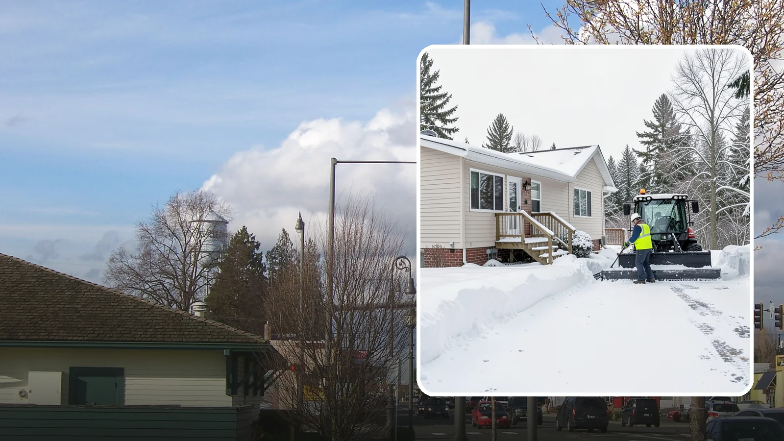Mobile Home Snow Removal in Marysville, Snohomish County, WA - We clear driveways, steps, and skirted access for mobile and manufactured homes across Western Washington communities.