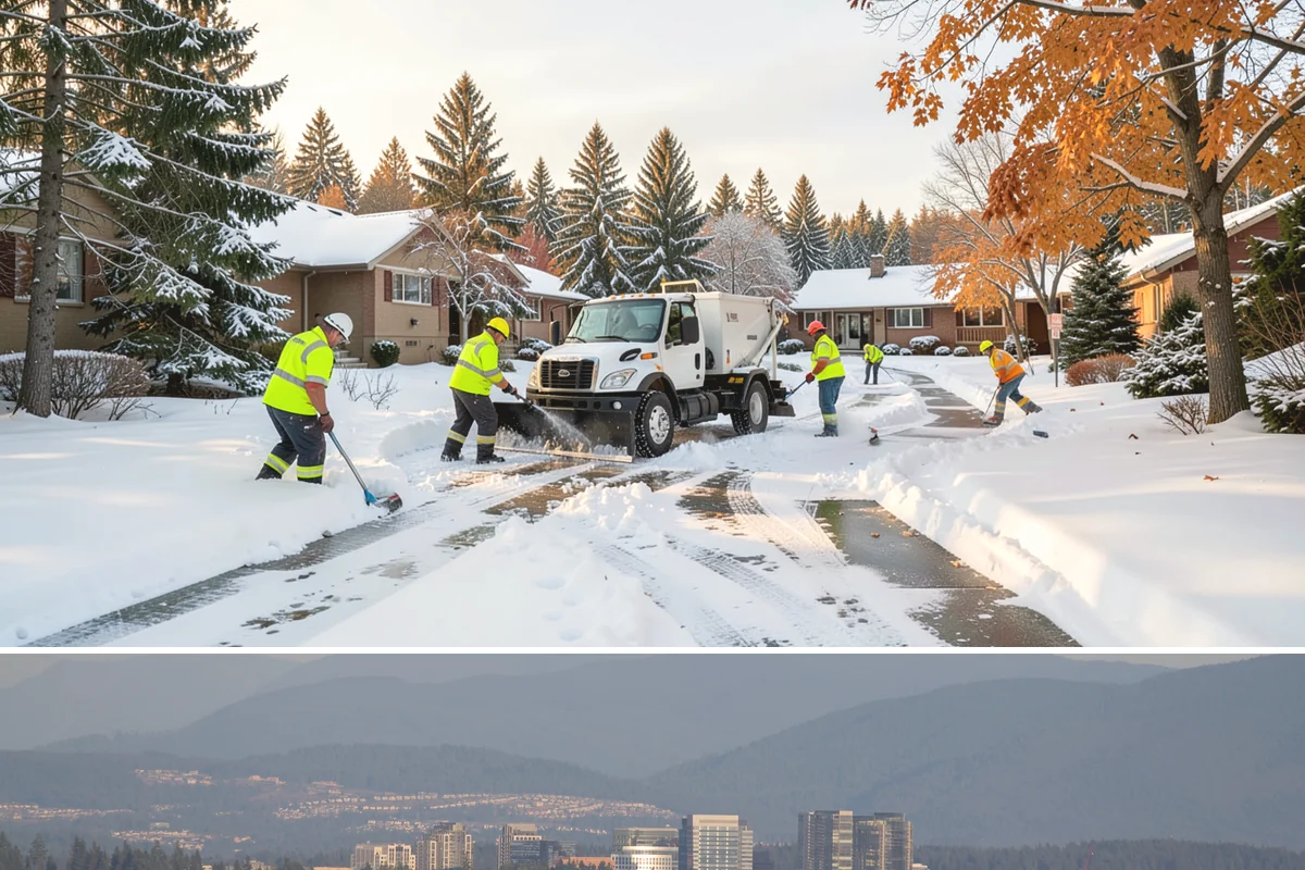 Mobile Home Snow Removal in Medina, King County, WA - Service is most needed the moment snow accumulates and during the icy overnight refreezes common in low valley communities.