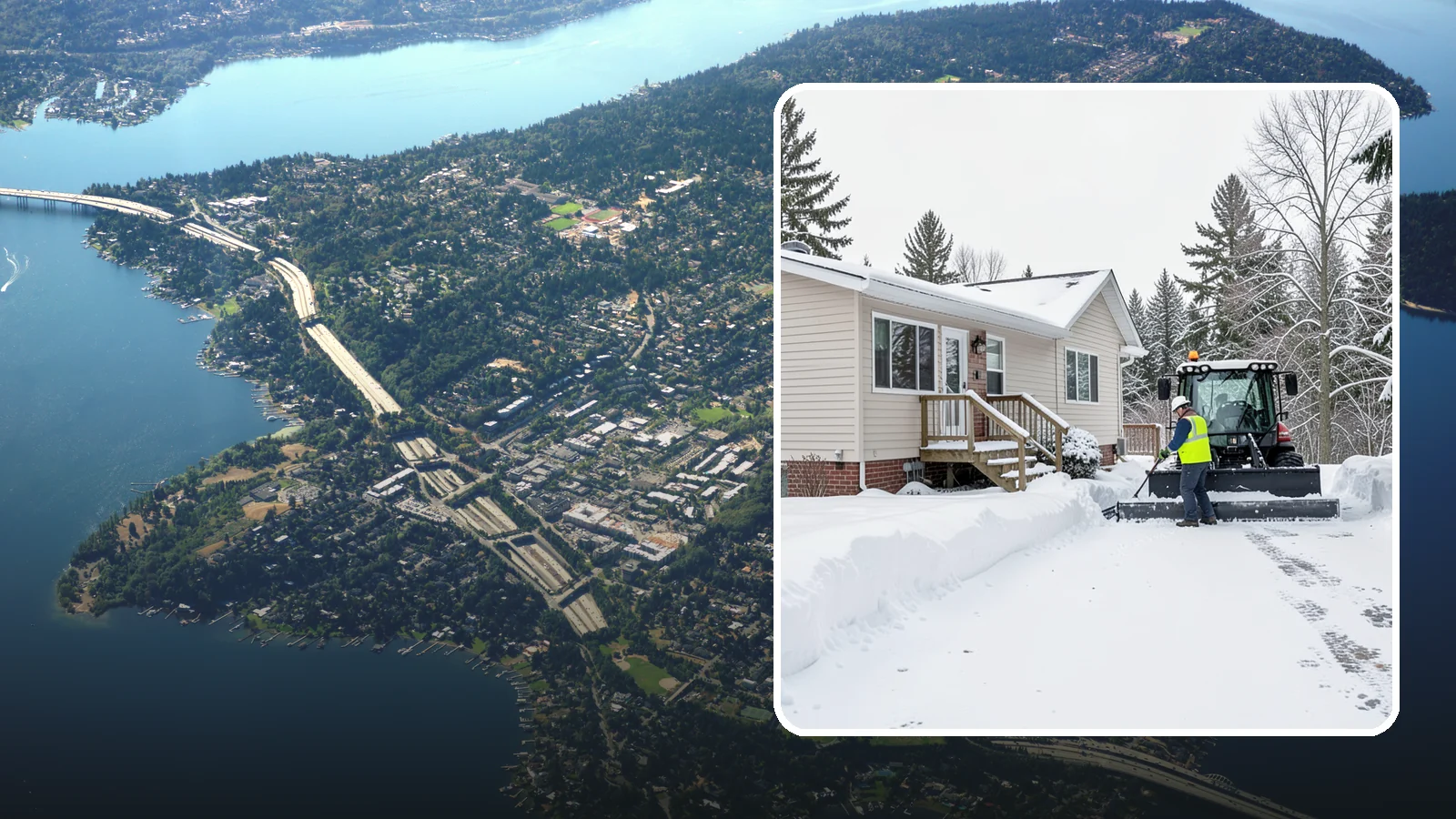 Mobile Home Snow Removal in Mercer Island, King County, WA - We clear driveways, steps, and skirted access for mobile and manufactured homes across Western Washington communities.
