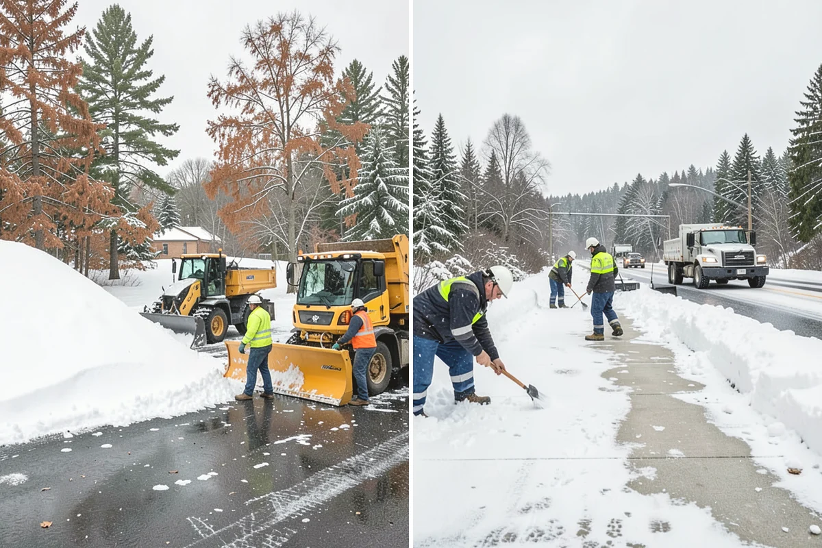 Mobile Home Snow Removal in Mercer Island, King County, WA - We assess lane width, unit spacing, and utility locations