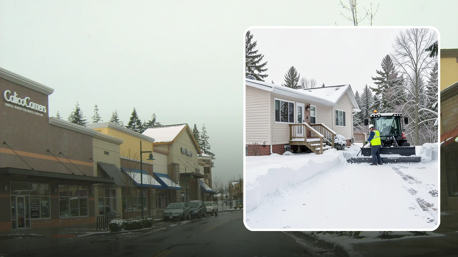 Mobile Home Snow Removal in Mill Creek, Snohomish County, WA - We clear driveways, steps, and skirted access for mobile and manufactured homes across Western Washington communities.