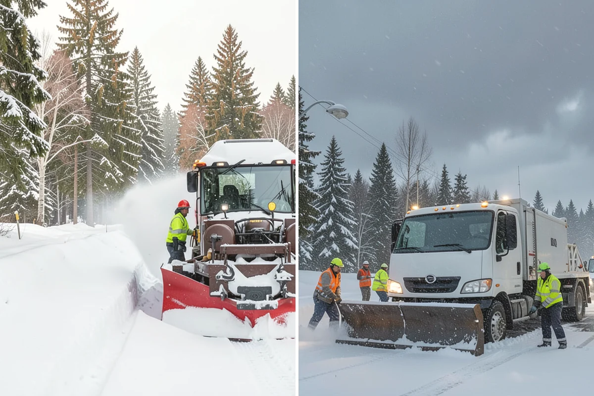 Mobile Home Snow Removal in Mill Creek, Snohomish County, WA - We assess lane width, unit spacing, and utility locations