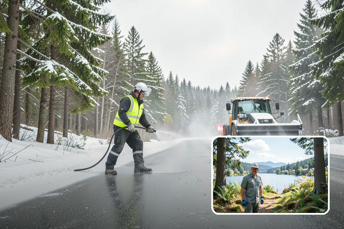 Mobile Home Snow Removal in Milton, King County, WA - Sizes equipment to tight community lanes and lots