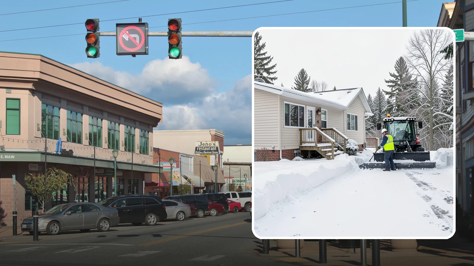 Mobile Home Snow Removal in Monroe, Snohomish County, WA - We clear driveways, steps, and skirted access for mobile and manufactured homes across Western Washington communities.