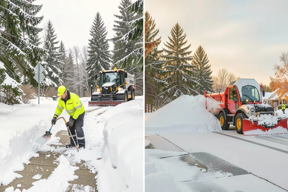 Mobile Home Snow Removal in Mount Vernon, Skagit County, WA - We assess lane width, unit spacing, and utility locations