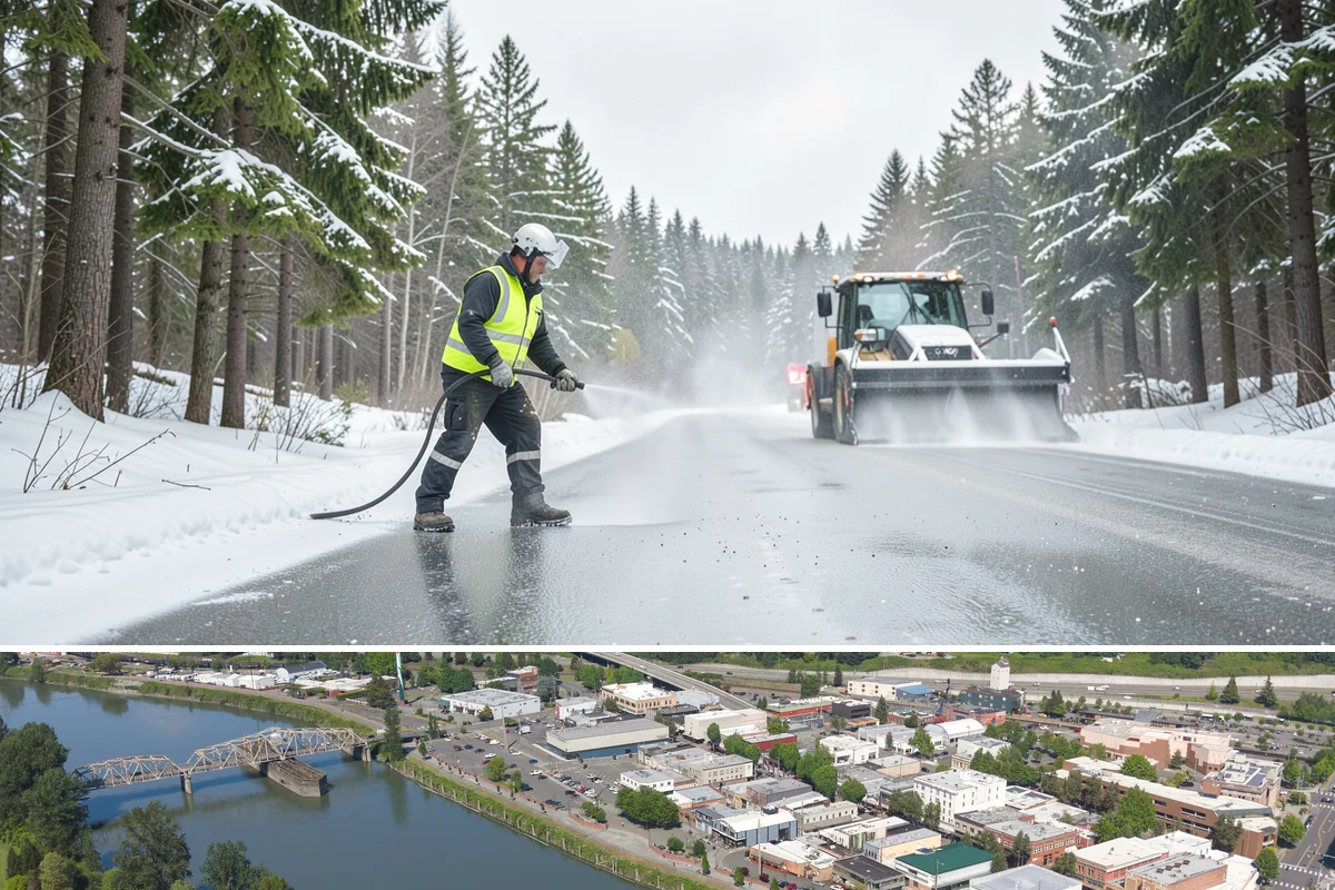 Mobile Home Snow Removal in Mount Vernon, Skagit County, WA - Service is most needed the moment snow accumulates and during the icy overnight refreezes common in low valley communities.