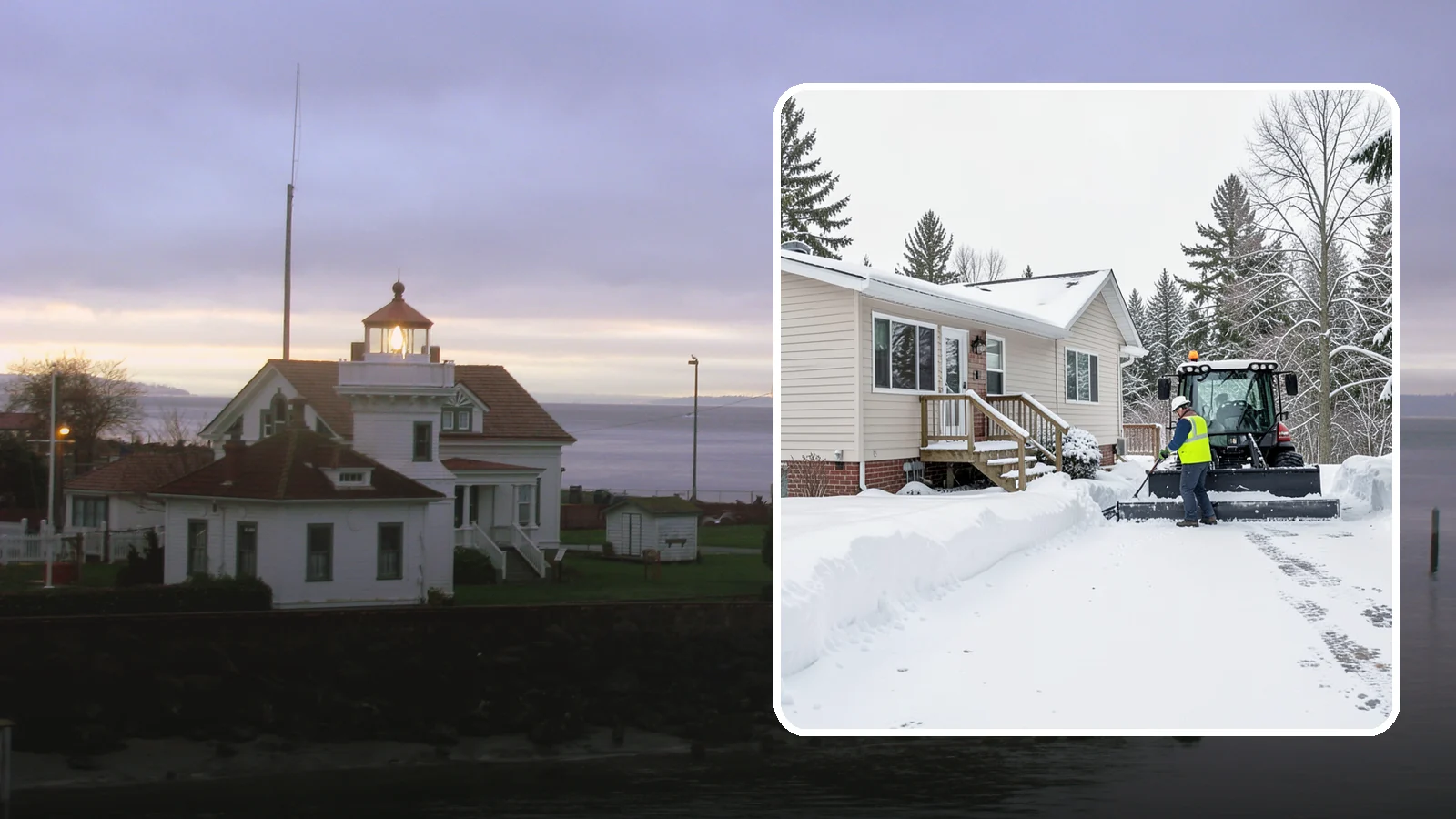 Mobile Home Snow Removal in Mukilteo, Snohomish County, WA - We clear driveways, steps, and skirted access for mobile and manufactured homes across Western Washington communities.