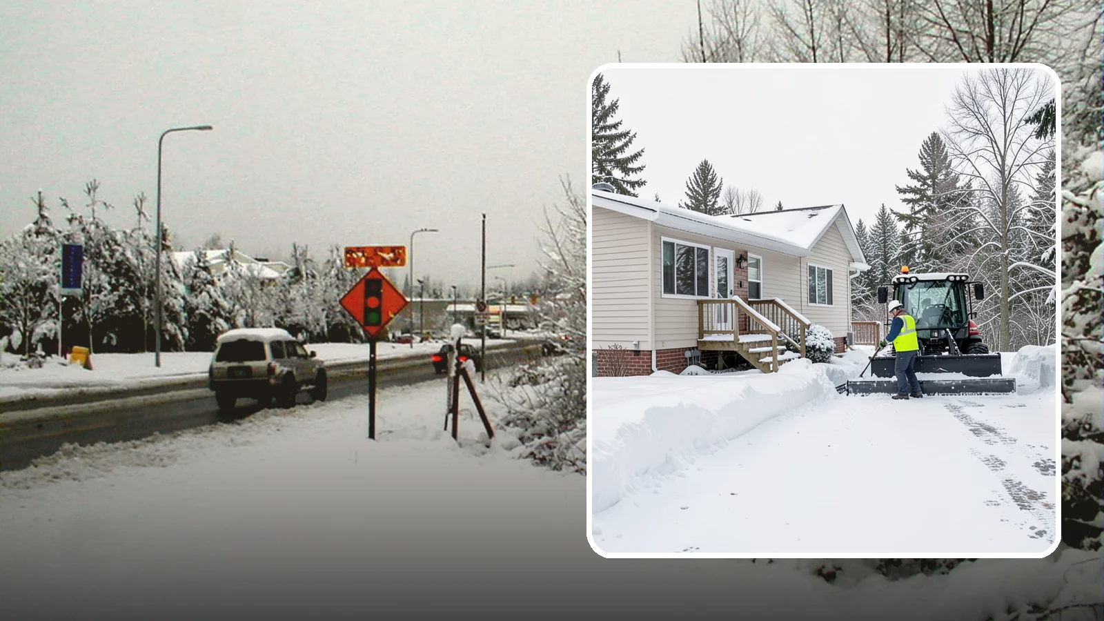 Mobile Home Snow Removal in Newcastle, King County, WA - We clear driveways, steps, and skirted access for mobile and manufactured homes across Western Washington communities.