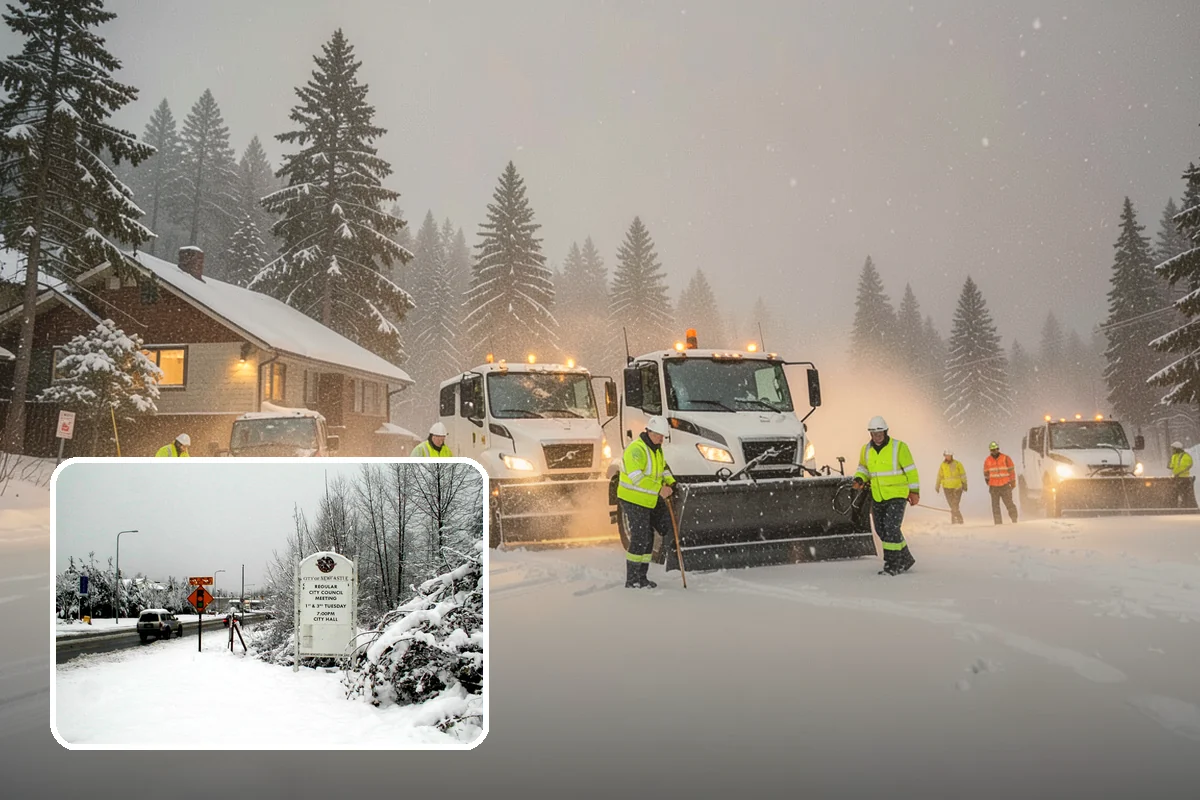 Mobile Home Snow Removal in Newcastle, King County, WA - Sizes equipment to tight community lanes and lots
