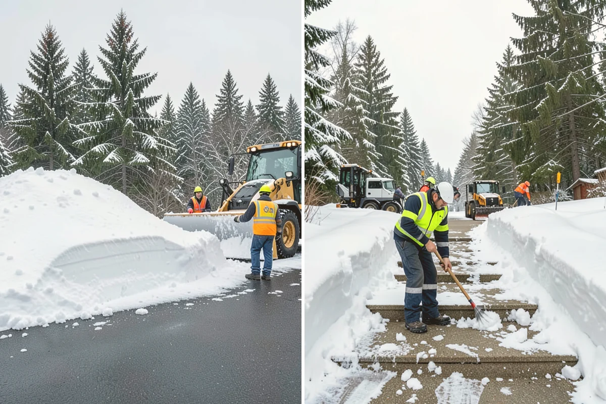 Mobile Home Snow Removal in Newcastle, King County, WA - We assess lane width, unit spacing, and utility locations