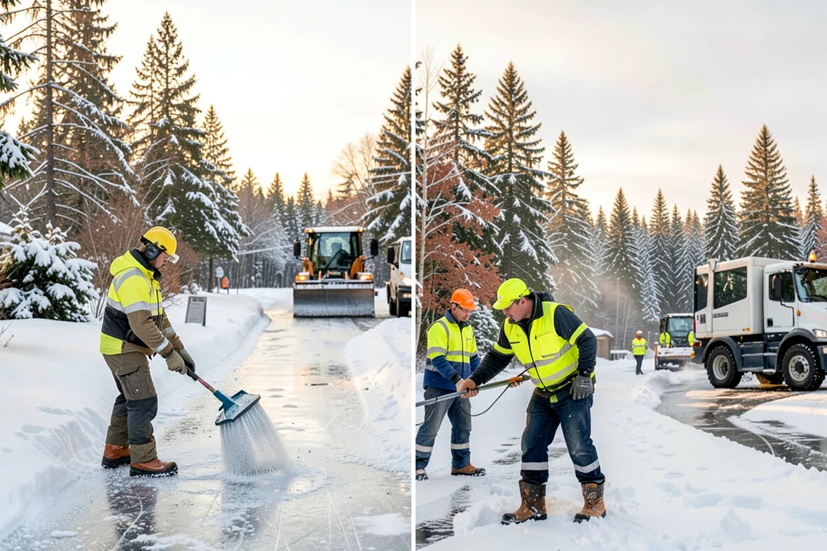 Mobile Home Snow Removal in Normandy Park, King County, WA - We assess lane width, unit spacing, and utility locations