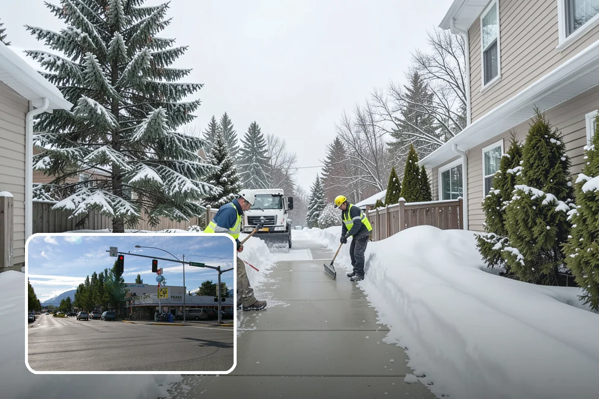 Mobile Home Snow Removal in North Bend, King County, WA - Sizes equipment to tight community lanes and lots