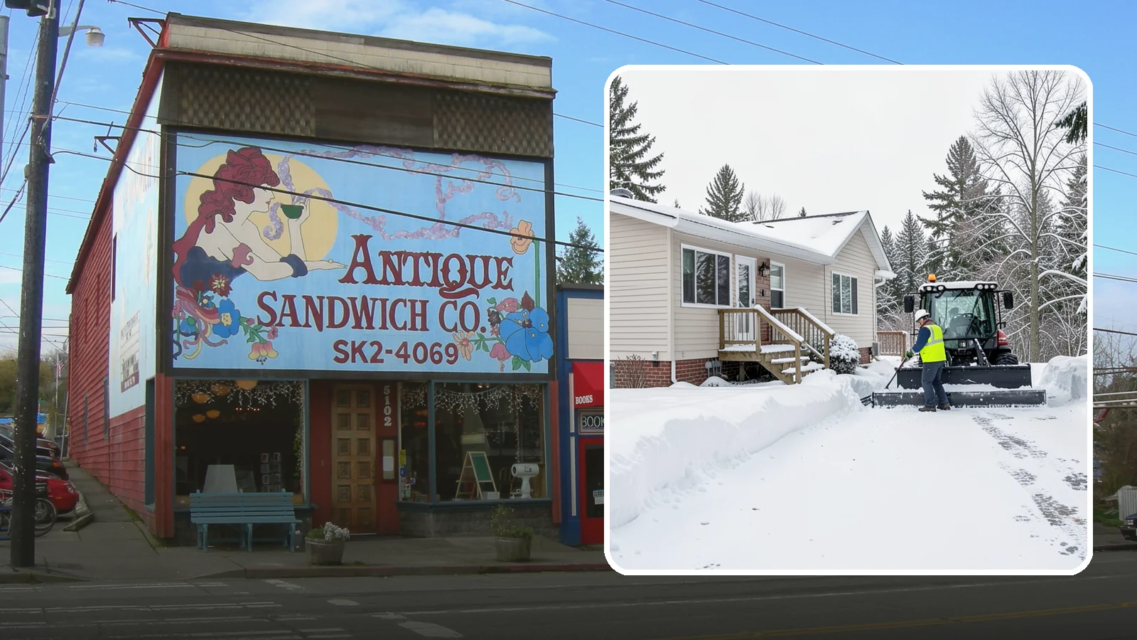 Mobile Home Snow Removal in Ruston, Pierce County, WA - We clear driveways, steps, and skirted access for mobile and manufactured homes across Western Washington communities.