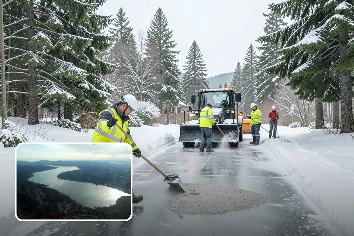 Mobile Home Snow Removal in Sammamish, King County, WA - Sizes equipment to tight community lanes and lots