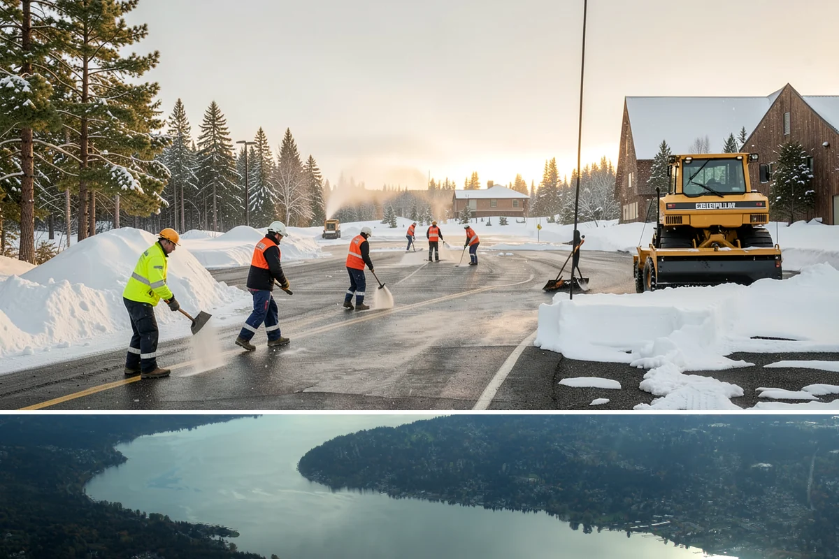 Mobile Home Snow Removal in Sammamish, King County, WA - Service is most needed the moment snow accumulates and during the icy overnight refreezes common in low valley communities.