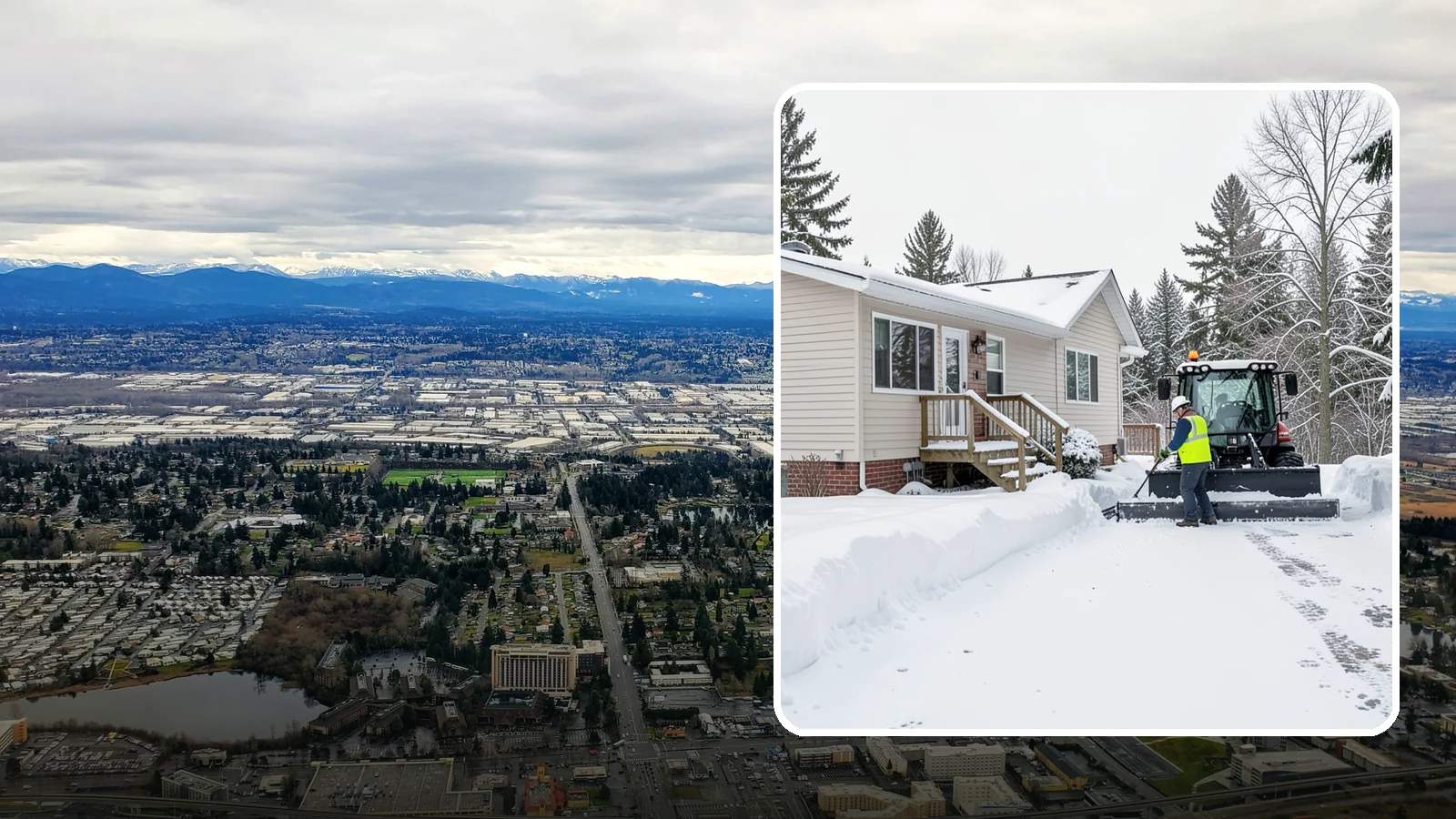 Mobile Home Snow Removal in SeaTac, King County, WA - We clear driveways, steps, and skirted access for mobile and manufactured homes across Western Washington communities.
