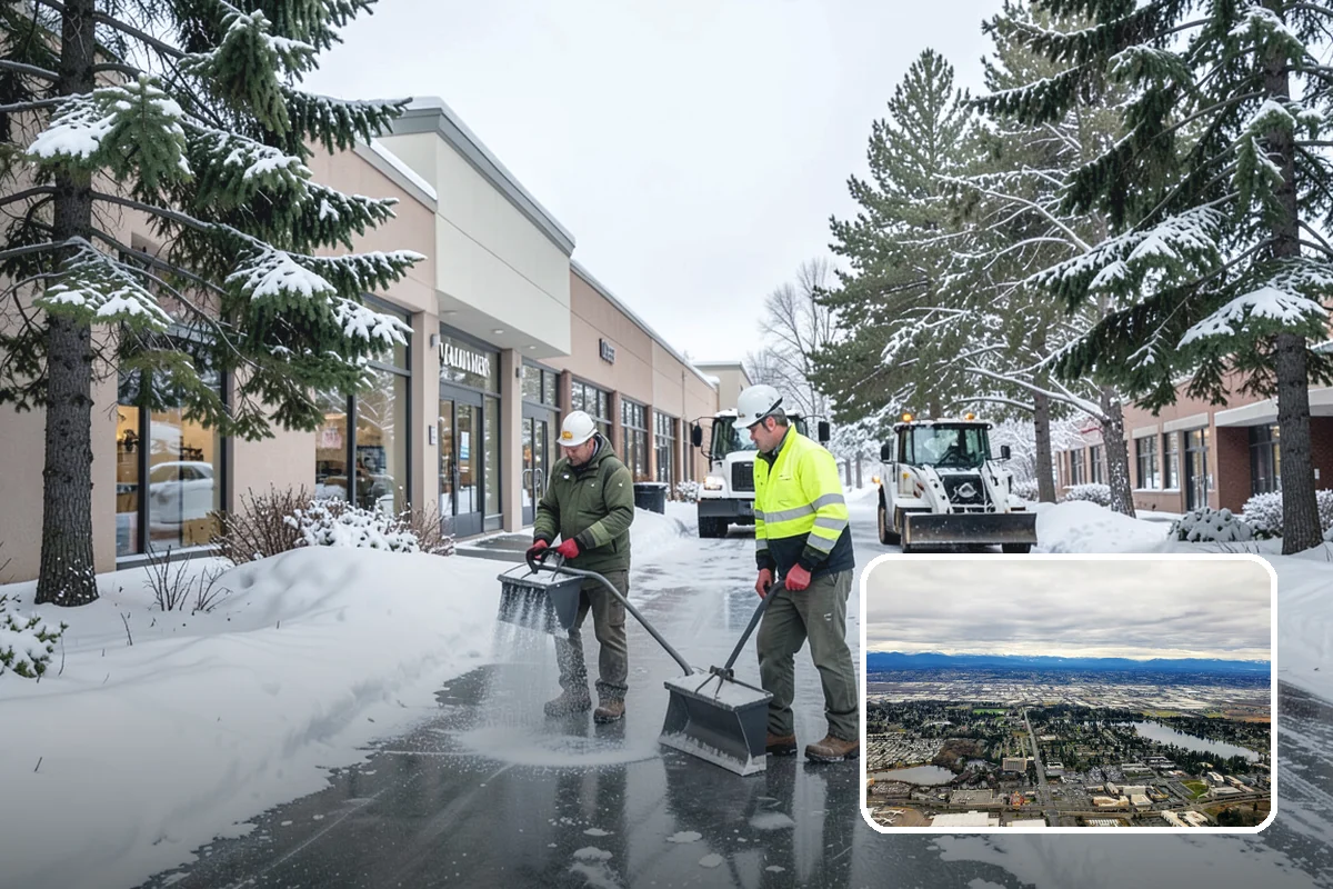 Mobile Home Snow Removal in SeaTac, King County, WA - Sizes equipment to tight community lanes and lots