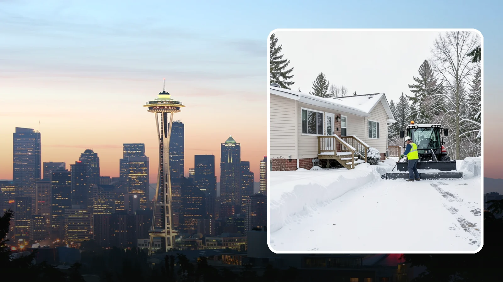 Mobile Home Snow Removal in Seattle, King County, WA - We clear driveways, steps, and skirted access for mobile and manufactured homes across Western Washington communities.