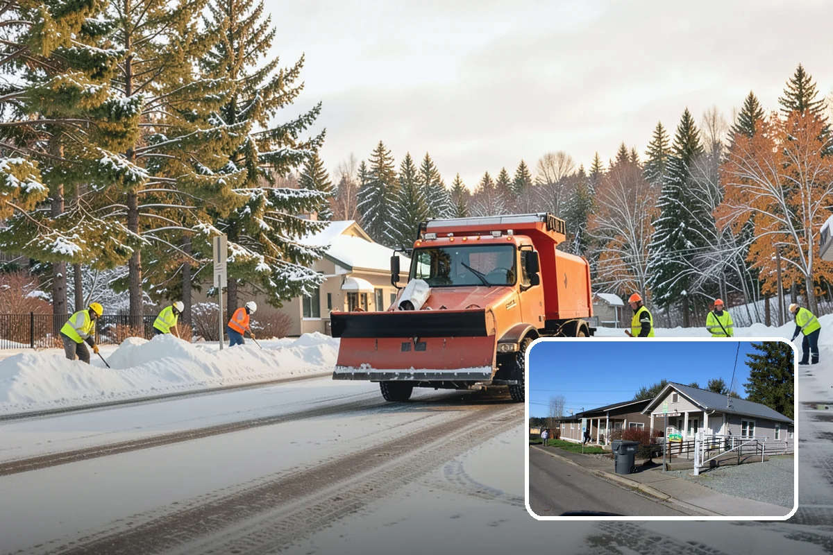 Mobile Home Snow Removal in South Prairie, Pierce County, WA - Sizes equipment to tight community lanes and lots