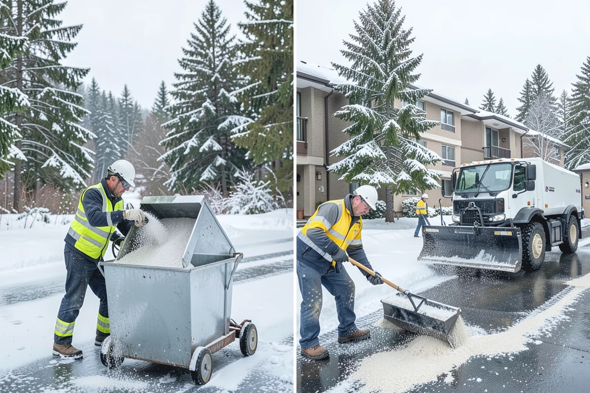 Mobile Home Snow Removal in South Prairie, Pierce County, WA - We assess lane width, unit spacing, and utility locations