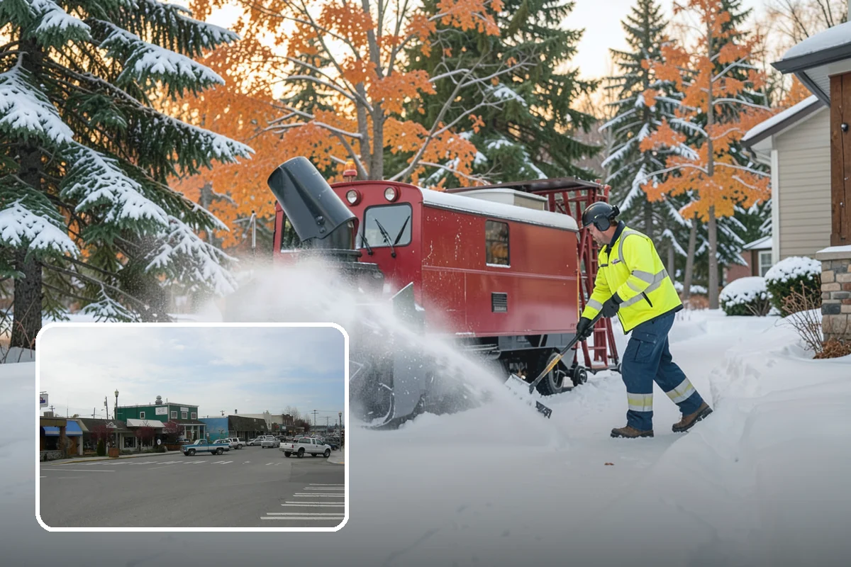 Mobile Home Snow Removal in Stanwood, Snohomish County, WA - Sizes equipment to tight community lanes and lots