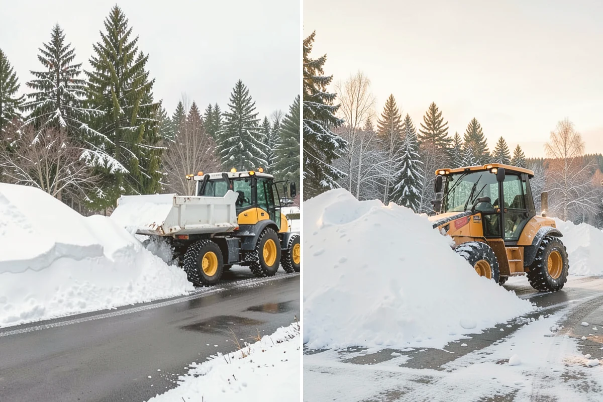 Mobile Home Snow Removal in Stanwood, Snohomish County, WA - We assess lane width, unit spacing, and utility locations