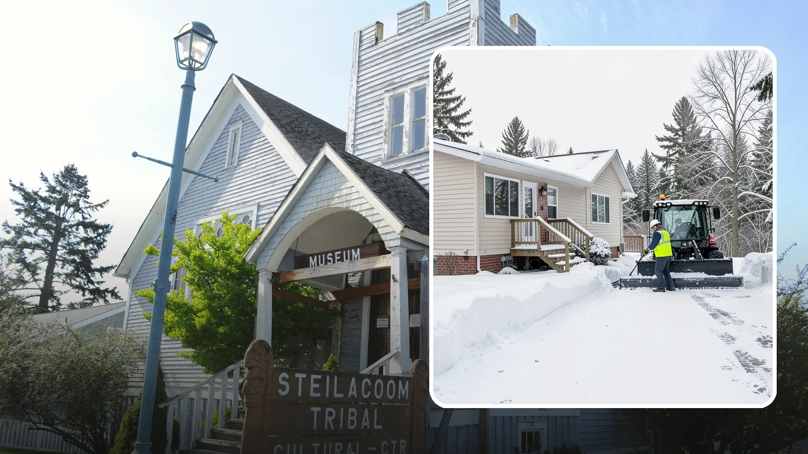 Mobile Home Snow Removal in Steilacoom, Pierce County, WA - We clear driveways, steps, and skirted access for mobile and manufactured homes across Western Washington communities.