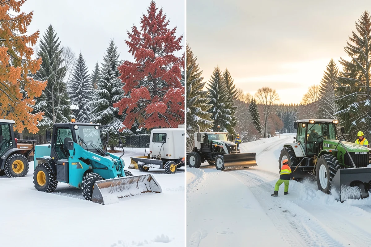 Mobile Home Snow Removal in Steilacoom, Pierce County, WA - We assess lane width, unit spacing, and utility locations